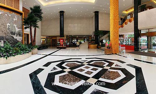 Lobby of Guangxi Plaza Hotel Beijing
