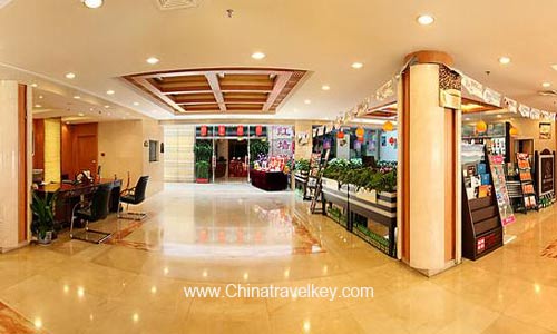 Lobby of Red Wall Hotel Beijing