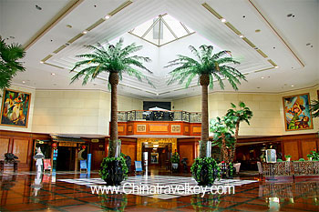 Lobby of Huiquan Dynasty Hotel Qingdao