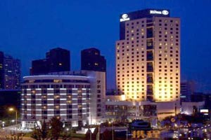 Exterior View of Hilton Hotel Beijing