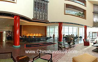 Lobby of Hilton Hotel Beijing