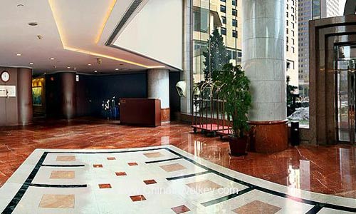 Lobby of Landmark Tower Hotel Beijing