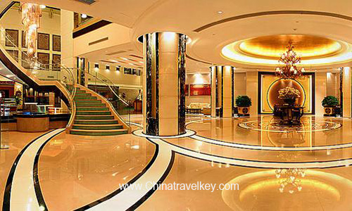 Lobby of Scitech Hotel Beijing