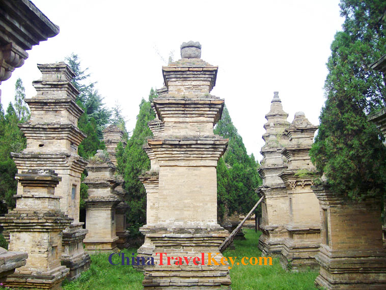 photo of dengfeng pagoda forest shanlin temple