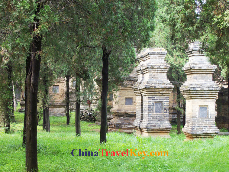 photo of dengfeng pagoda forest shanlin temple