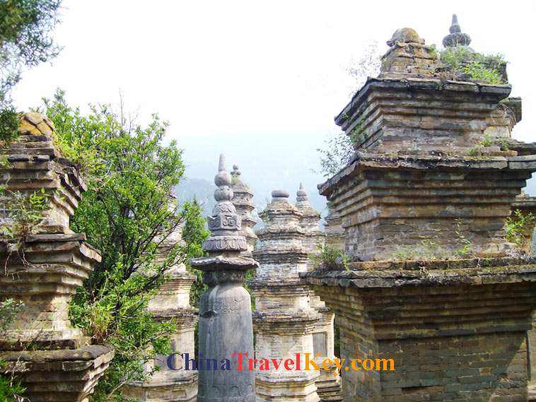 photo of dengfeng pagoda forest shanlin temple