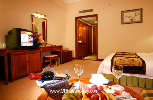 Guestroom of Golden Palace Hotel Dongguan 