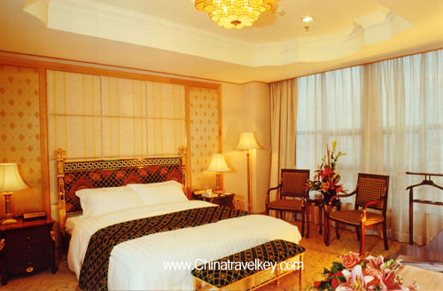 Guestroom of Golden Palace Hotel Dongguan 