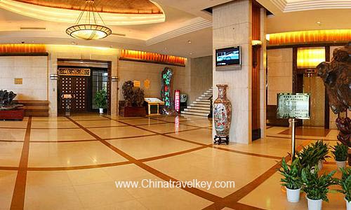 Lobby of Lijiang Waterfall Hotel Guilin