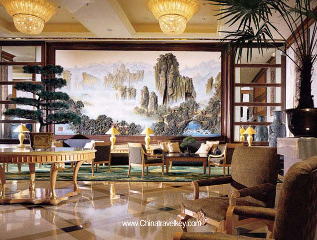 Lobby of Shangri-La Hotel Hangzhou