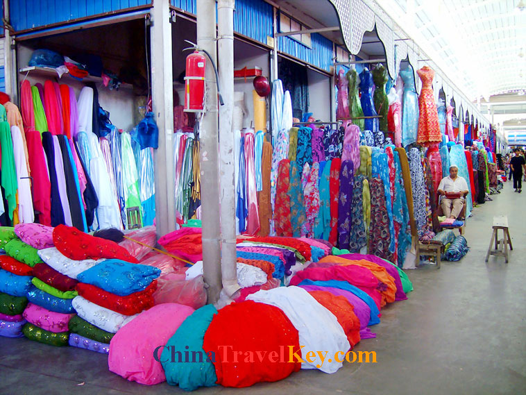 photo of kashgar bazaar