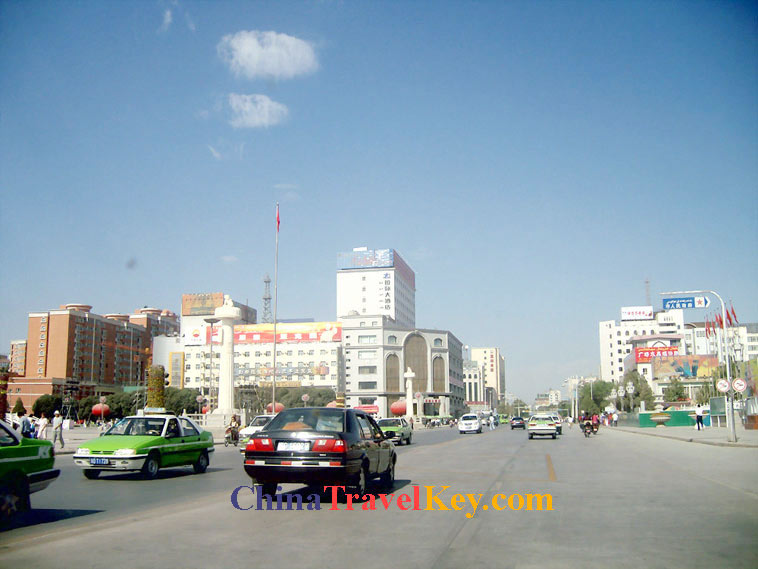 photo of kashgar street 