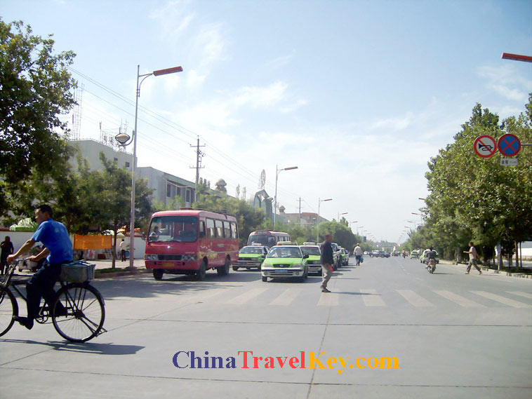 photo of kashgar street 