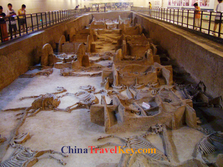 photo of luoyang royal horse and chariot pits