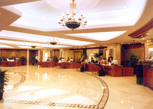 Lobby of Crowne Plaza Nanjing Hotel & Suites