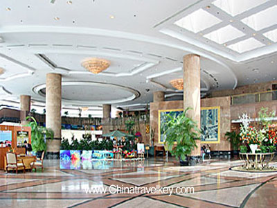 Lobby of Hilton Hotel Nanjing