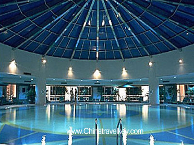 Pool of Hilton Hotel Nanjing
