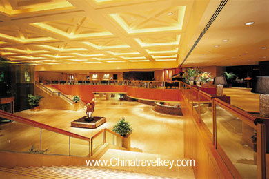 Lobby of Jinling Hotel Nanjing