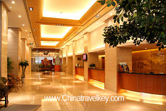 Lobby of Post and Telecom Hotel Qingdao