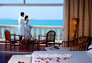 Guestroom of International Asia Pacific Convention Center HNA 

Sanya