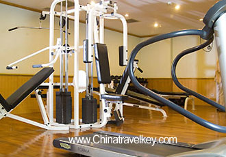 Gymnasium of Resort Golden Palm Sanya