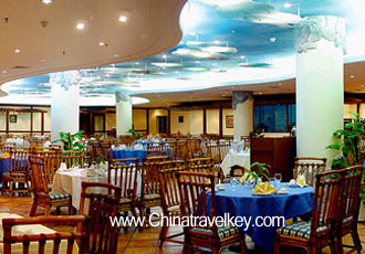 Restaurant of Resort Golden Palm Sanya