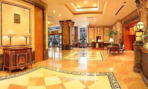 Lobby of Ramada Plaza Shanghai