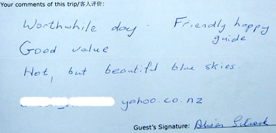 Beijing tour testimonial, click here to see more