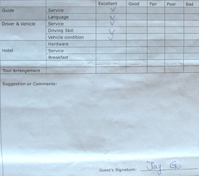 Wuhan tour testimonial, click here to see more.