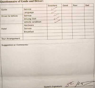 Wuhan tour testimonial, click here to see more.