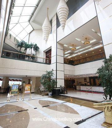 Lobby of Teda Central Hotel Tianjin 