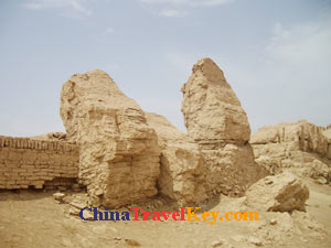 photo of turpan jiaohe city ruins